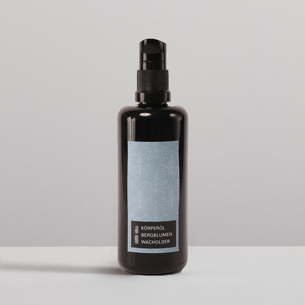 Körperöl für Frauen mit Bergblumen und Wacholder (100 ml)